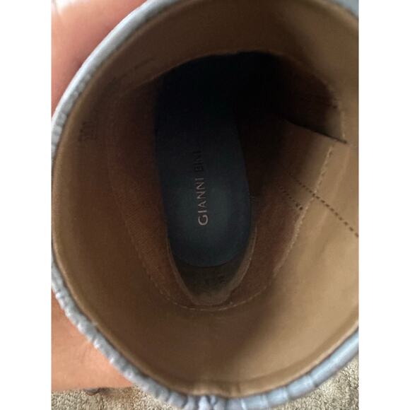 Gianni Bini Eviee Croc-Embossed Ankle Boots – Thunder Blue – Size 6M - Picture 7 of 10